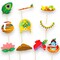 10 Pcs Janmashtami Photo Booth Props for Photoshoot Krishna Janmashtami Photobooth Decorations Hindu Festival Party Favors Decoration Kit for Home Indoor Outdoor Decor